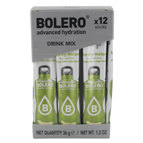 BOLERO Πεπόνι - Χυμός σε σκόνη για 0,5L (Κουτί των 12) x 3gr Hμ. Λήξης 18/5/2024