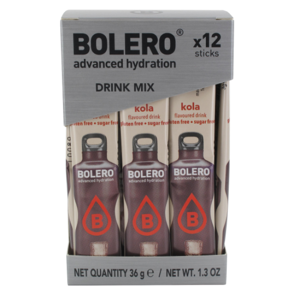 BOLERO Κόλα - χυμός σε σκόνη για 0,5L (Κουτί των 12)   x 3gr