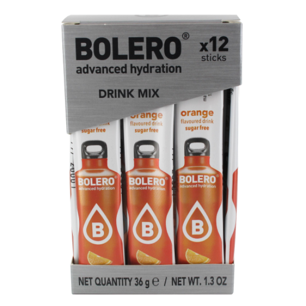 BOLERO - Πορτοκάλι Χυμός Σε Σκόνη για 0,5LT (Κουτί των 12)   x 3gr