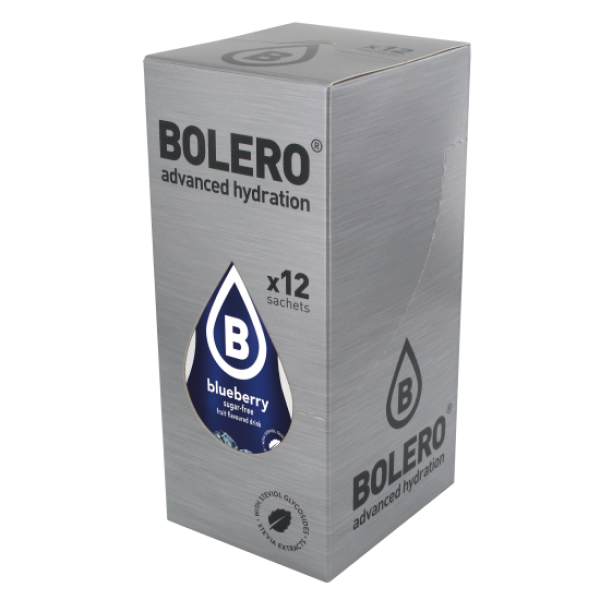 BOLERO Μύρτιλο - χυμός σε σκόνη για 1,5L (Κουτί των 12)