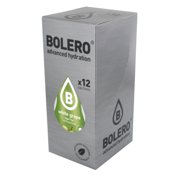 BOLERO Λευκό Σταφύλι - Χυμός σε σκόνη για 1,5L (Κουτί των 12) 9gr