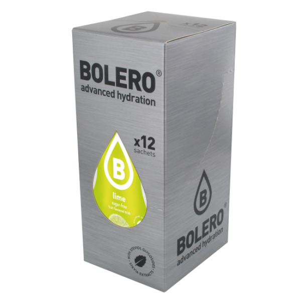 BOLERO Μοσχολέμονο - χυμός σε σκόνη για 1,5L (Κουτί των 12) 9gr