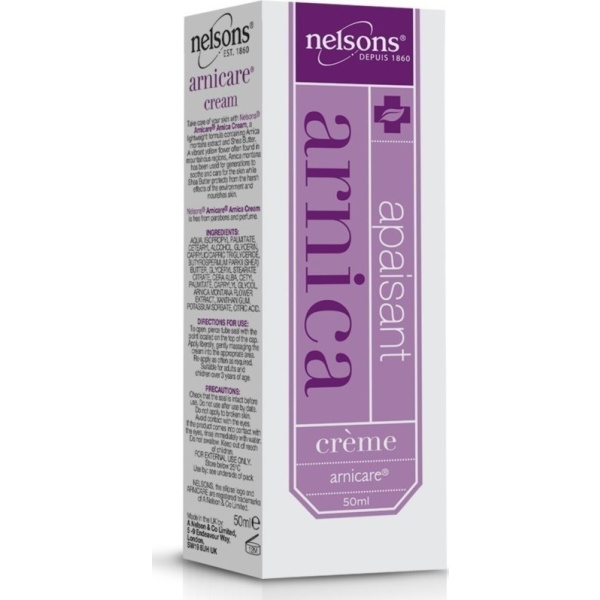 POWER HEALTH Nelsons Soothing Arnicare Cream Κρέμα Άρνικας για Ανακούφιση & Αναζωογόνηση, 50ml