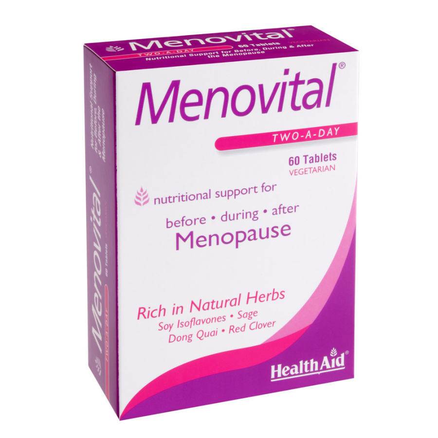 HEALTH AID Menovital Hormonal Balance, Συμπλήρωμα για την Εμμηνόπαυση, 60tabs