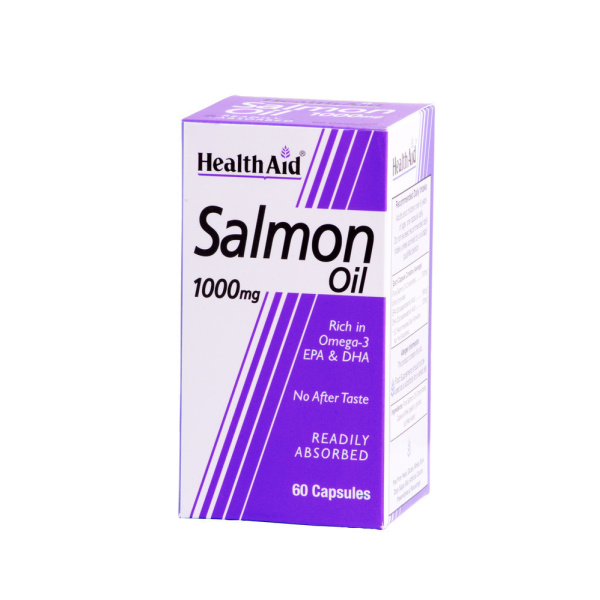 HEALTH AID Salmon oil 1000 mg Omega-3 (EPA/DHA), 60 κάψουλες