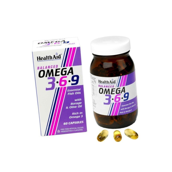 HEALTH AID Omega 3-6-9 (1155mg) 60caps
