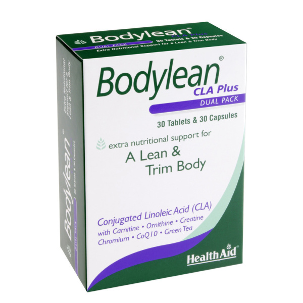 HEALTH AID Bodylean CLA Plus Αδυνάτισμα & Σύσφιγξη, 30tabs & 30caps