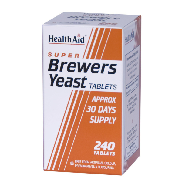 HEALTH AID Super Brewers Yeast, Μαγιά Μπύρας 240Tabs