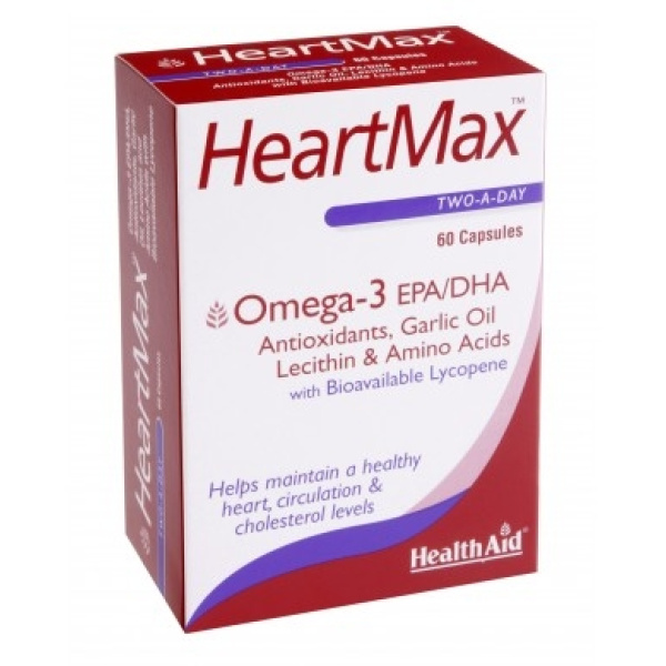 HEALTH AID Heartmax, Υποστήριξη Της Καρδιάς 60caps