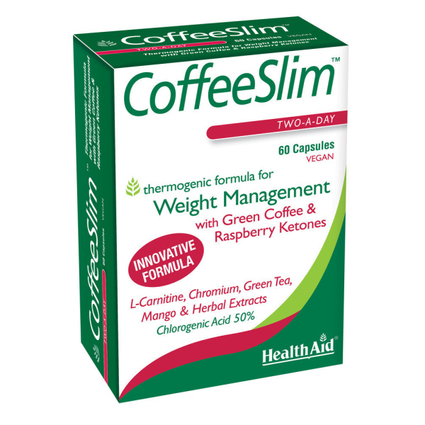 HEALTH AID Coffeeslim Συμπλήρωμα Διατροφής για Αδυνάτισμα, 60caps