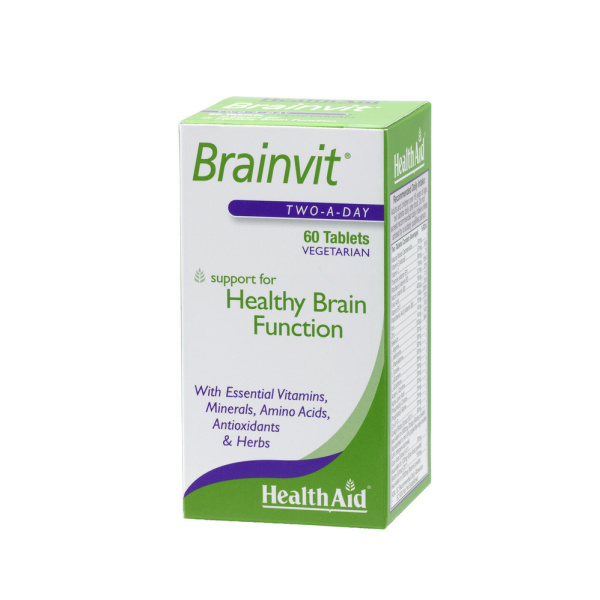 HEALTH AID Brainvit, για την Υγιή Λειτουργία του Εγκεφάλου, 60tabs