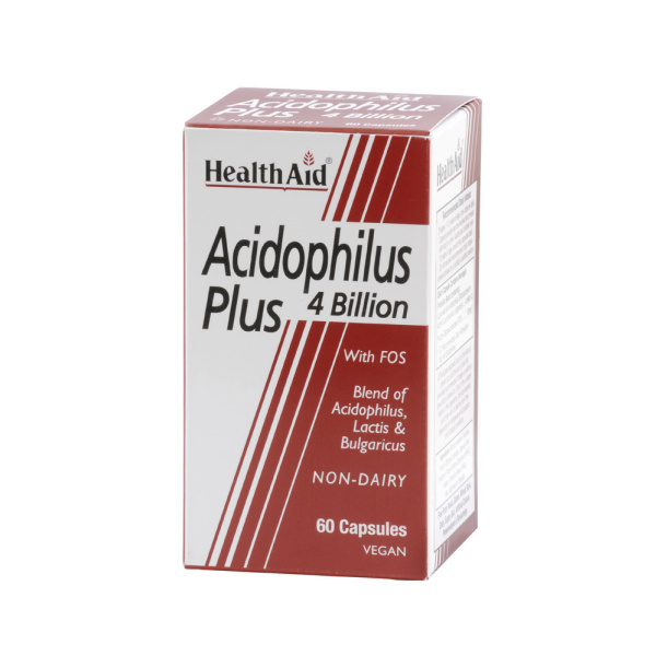 HEALTH AID Acidophilus Plus (4 billion), 60 caps