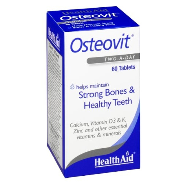 HEALTH AID Osteovit Συμπλήρωμα Διατροφής Συνδυασμός Βιταμινών & Μετάλλων για την Οστεοπόρωση, 60tabs