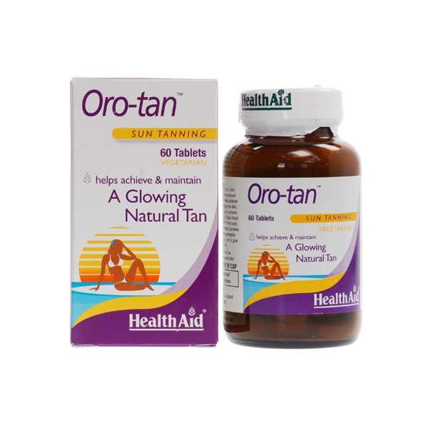 HEALTH AID Oro-tan Λαμπερό & Φυσικό Μαύρισμα, 60 tabs