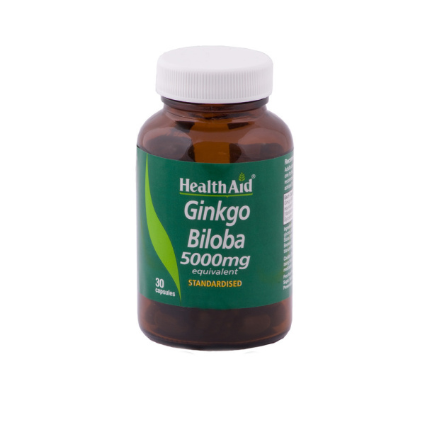 HEALTH AID Ginkgo Biloba 5000mg, 30 caps