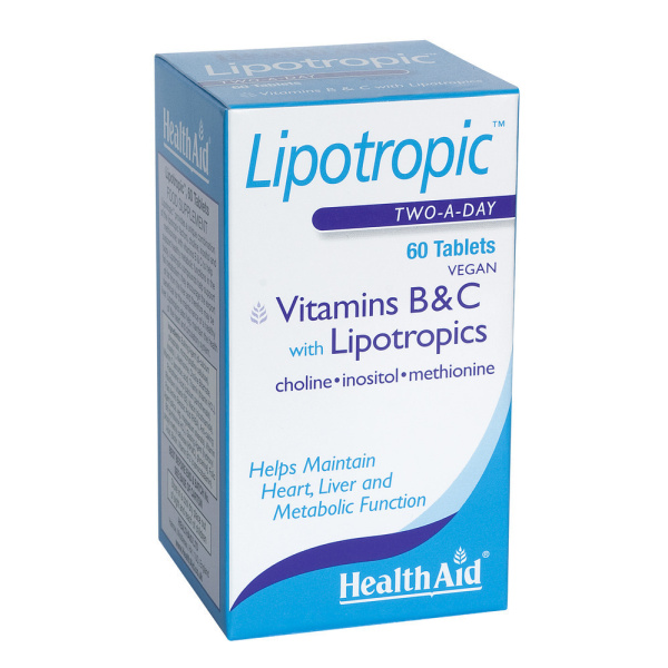 HEALTH AID Lipotropic Vitamins B & C Ειδική Λιποδιαλυτική Σύνθεση, 60tabs