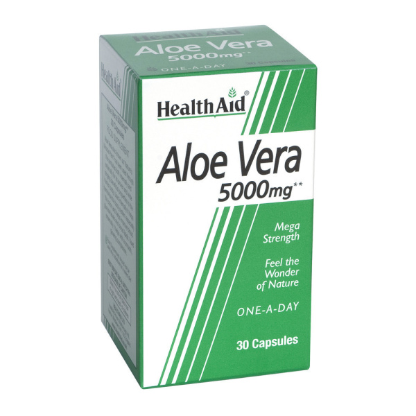 HEALTH AID Aloe Vera 5000mg, 30 caps