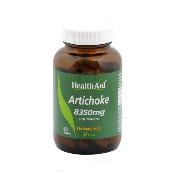 HEALTH AID Artichoke 8350mg για την Καλή Υγεία του Ήπατος & του Πεπτικού Συστήματος, 60tabs