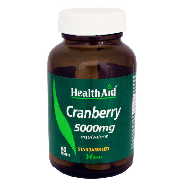 HEALTH AID Cranberry Extract 5000mg, 60 tabs