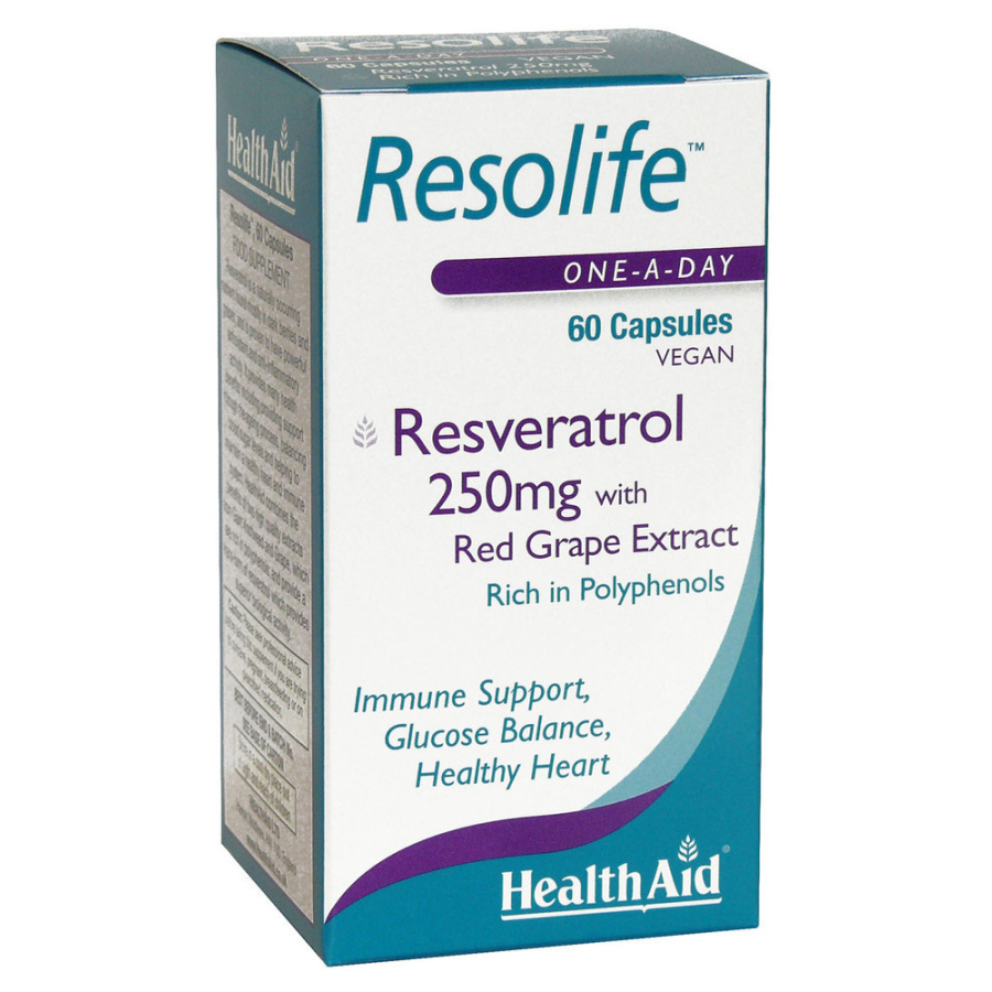HEALTH AID Resolife Resveratrol 250mg 60caps