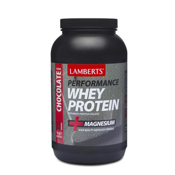 LAMBERTS Performance Whey Protein Προϊόν Υψηλής Ποιότητας με Γεύση Σοκολάτα, 1000g