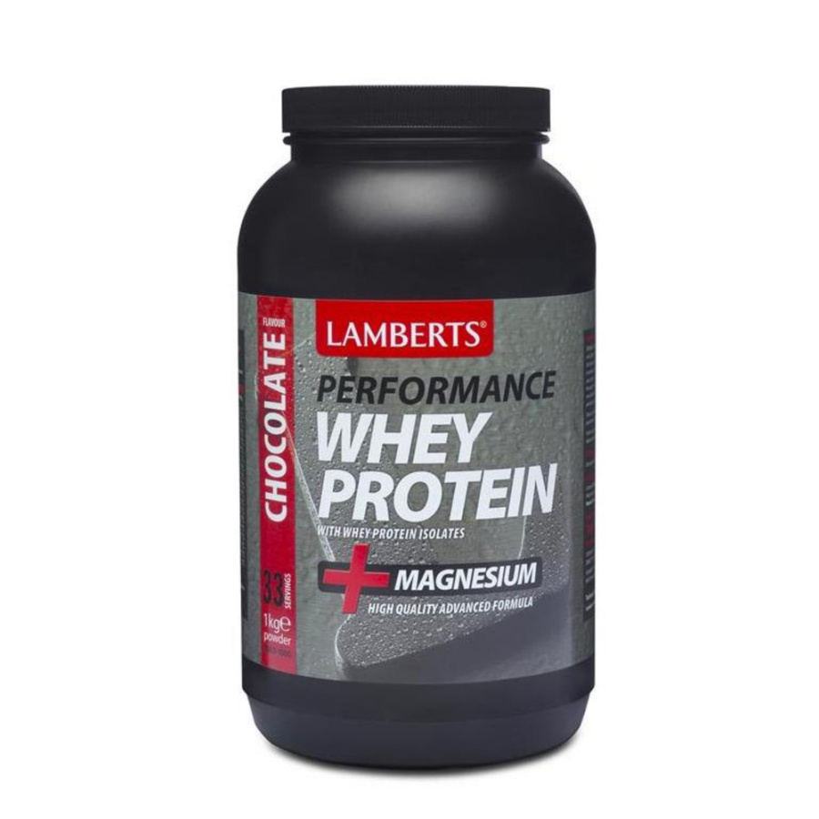 LAMBERTS Performance Whey Protein Προϊόν Υψηλής Ποιότητας με Γεύση Σοκολάτα, 1000g