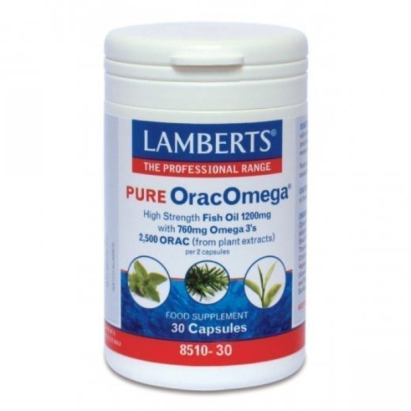 LAMBERTS Pure OracOmega Fish Oil 1200mg 30 Caps