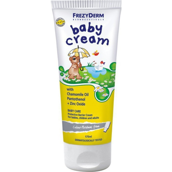 FREZYDERM  Baby Cream Προστατευτική & Αδιάβροχη Κρέμα για Αλλαγή Πάνας, 175ml