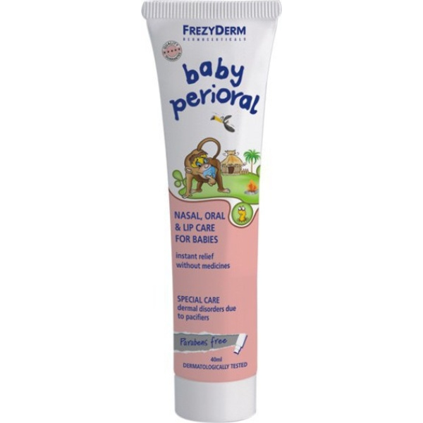 FREZYDERM Baby Perioral Cream Μαλακτική Κρέμα για την Περιποίηση της Ρινοστοματικής Περιοχής των Βρεφών, 40ml