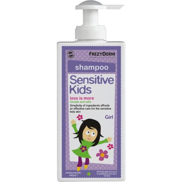 FREZYDERM Sensitive Kids Shampoo Girls Παιδικό Σαμπουάν για Κορίτσια, 200ml
