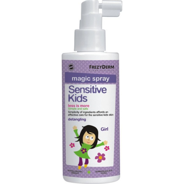 FREZYDERM Sensitive Kids Magic Spray for Girls Παιδικό Σπρέι για Ξέμπλεγμα Μαλλιών, 150ml
