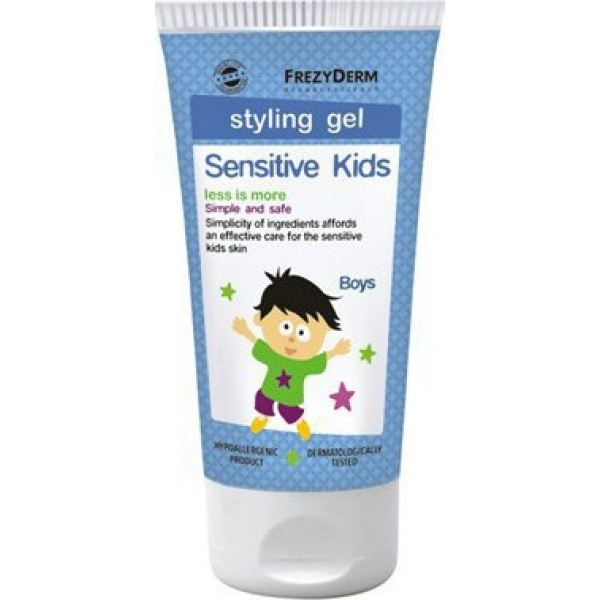 FREZYDERM Sensitive Kids Styling Gel Παιδικό Ζελέ Μαλλιών για Δυνατό Κράτημα, 100ml