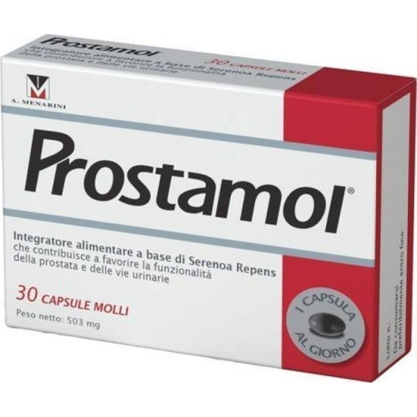 MENARINI Prostamol για τη Φυσιολογική Λειτουργία του Προστάτη 30 Μαλακές Κάψουλες