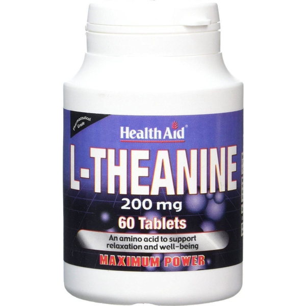 HEALTH AID L-Theanine 200mg, 60tabs