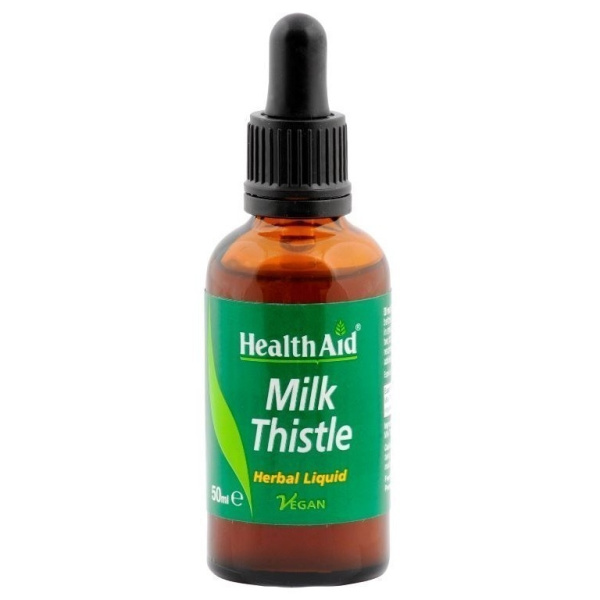HEALTH AID Milk Thistle Liquid, Υγρό Εκχύλισμα Γαϊδουράγκαθου 50ml