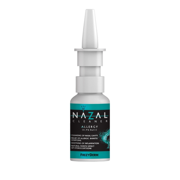 FREZYDERM Nazal Cleaner Allergy για Ανακούφιση από Αλλεργική Ρινίτιδα Υπέρτονο αλατούχο διάλυμα 0,9% NaCl, 30ml