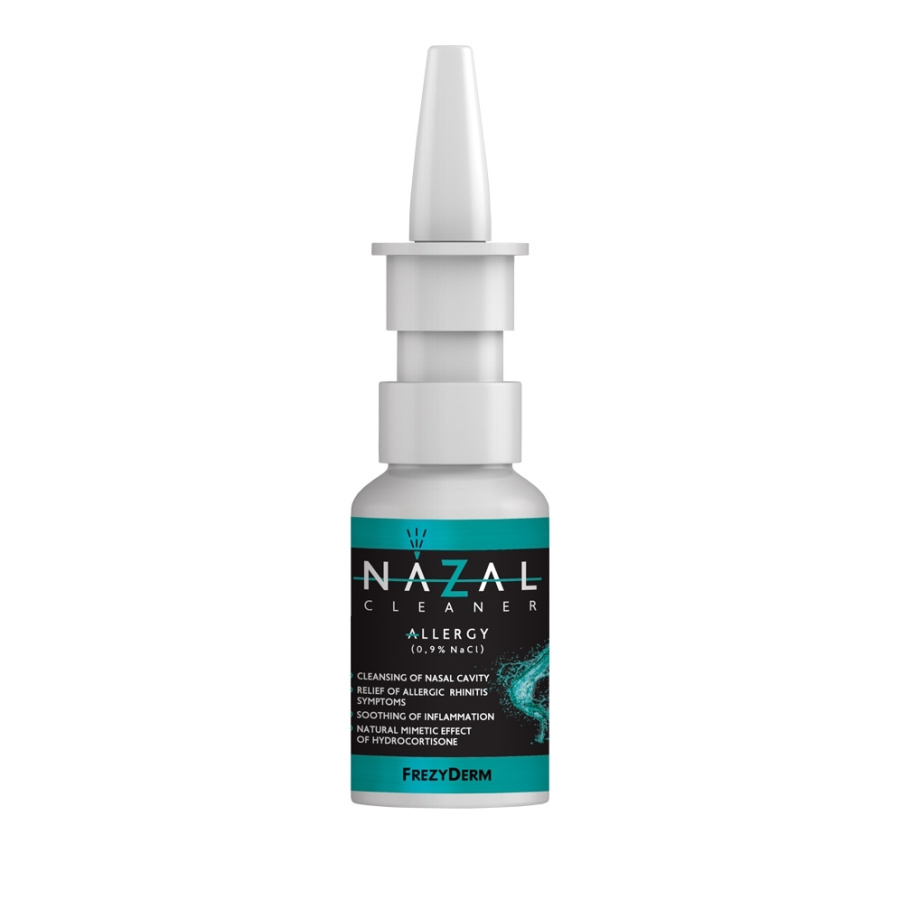 FREZYDERM Nazal Cleaner Allergy για Ανακούφιση από Αλλεργική Ρινίτιδα Υπέρτονο αλατούχο διάλυμα 0,9% NaCl, 30ml