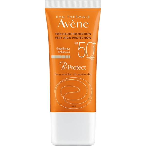AVENE Solaire B-Protect SPF50+ Αντιηλιακή Κρέμα Προσώπου με Διακριτικό Χρώμα, 30ml