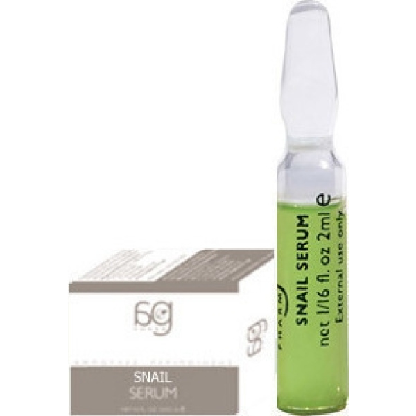 AG Pharm Snail Serum Ορός Άμεσης δράσης με εκχύλισμα απο σάλιο σαλιγκαριού, 1 amp x 2ml