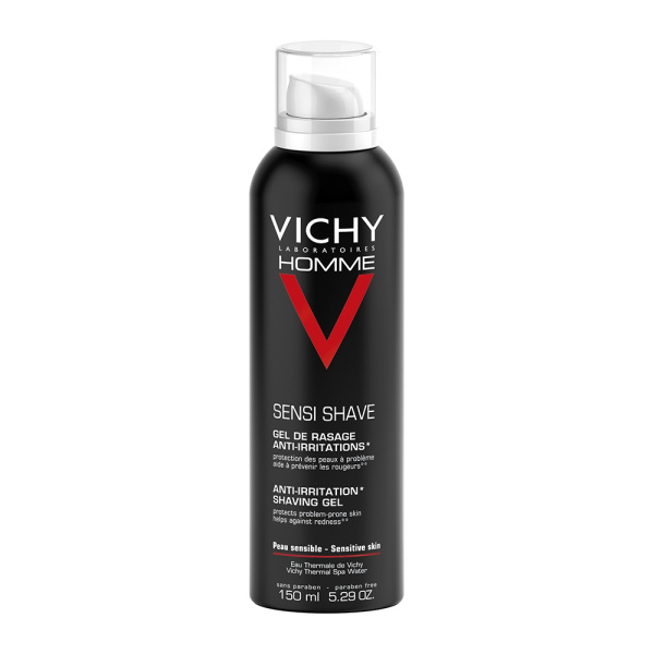 VICHY Homme Αnti Irritation Shaving Foam Αφρός Ξυρίσματος για Ευαίσθητες Επιδερμίδες, 200ml