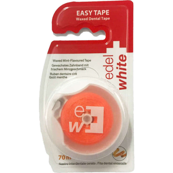 Edel White Easy Tape Κερωμένη Οδοντική Ταινία 70m