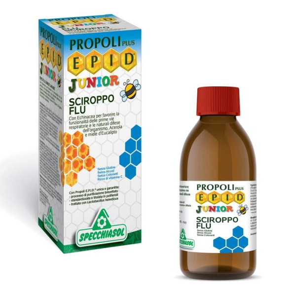 SPECCHIASOL Propoli Plus EPID Flu Junior Syrup - Παιδικό Σιρόπι για ενίσχυση Ανοσοποιητικού, 100ml