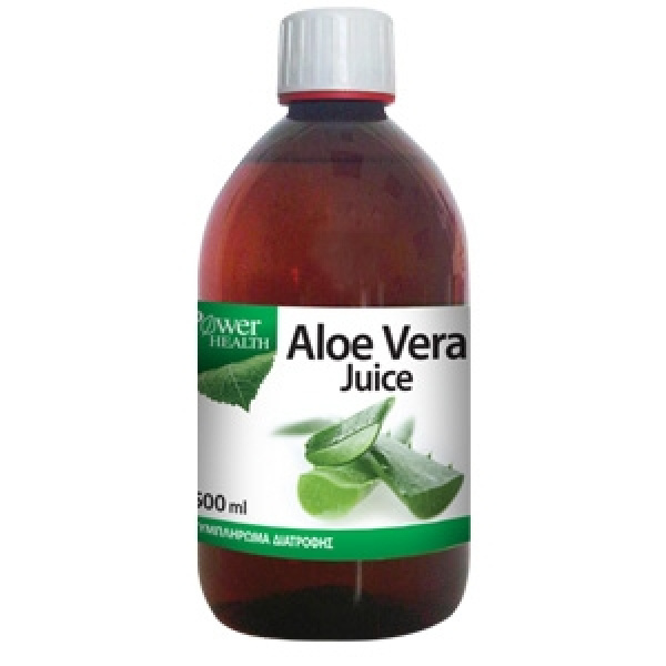 POWER HEALTH Aloe Vera Juice Αντιοξειδωτικός Χυμός Αλόης Υψηλής Καθαρότητας, 500ml