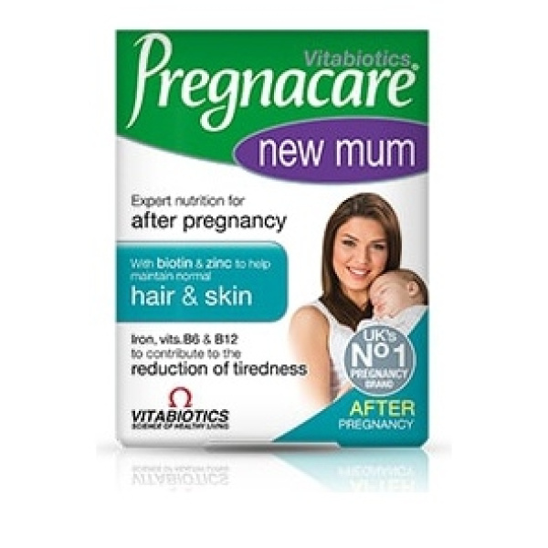 VITABIOTICS Pregnacare New Mum Συμπλήρωμα Διατροφής για τις ανάγκες των νέων μητέρων σε όλη τη Μεταγεννητική Περίοδο, 56tabs