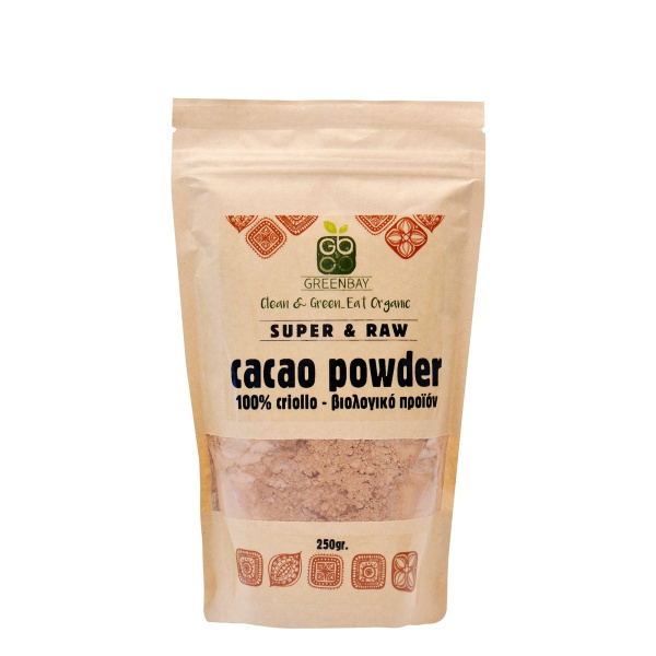 GREENBAY Cacao Powder (Criollo), Σκόνη Κακάο 250gr