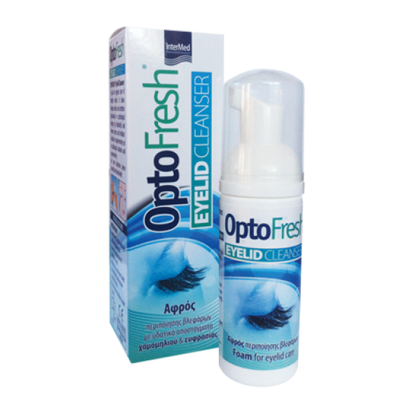 Intermed Optofresh Eyelid Cleanser Αφρός Περιποίησης & Καθαρισμού Βλεφάρων 50ml