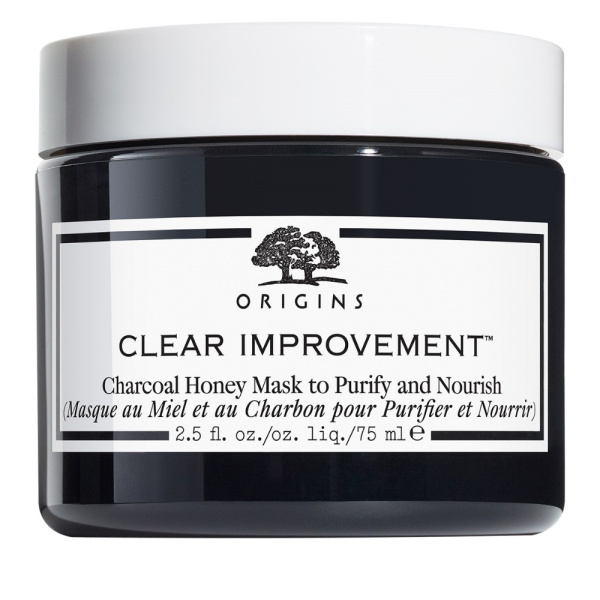 ORIGINS Clear Improvement Active Charcoal Honey Mask - Μάσκα με Ενεργό Άνθρακα & Μέλι για Βαθύ Καθαρισμό & Θρέψη, 75ml