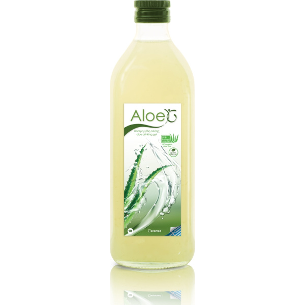 GENOMED Aloe G 100% Φυσικός Χυμός Κρητικής Αλόης πόσιμο τζελ με φυσική γεύση 1000ml