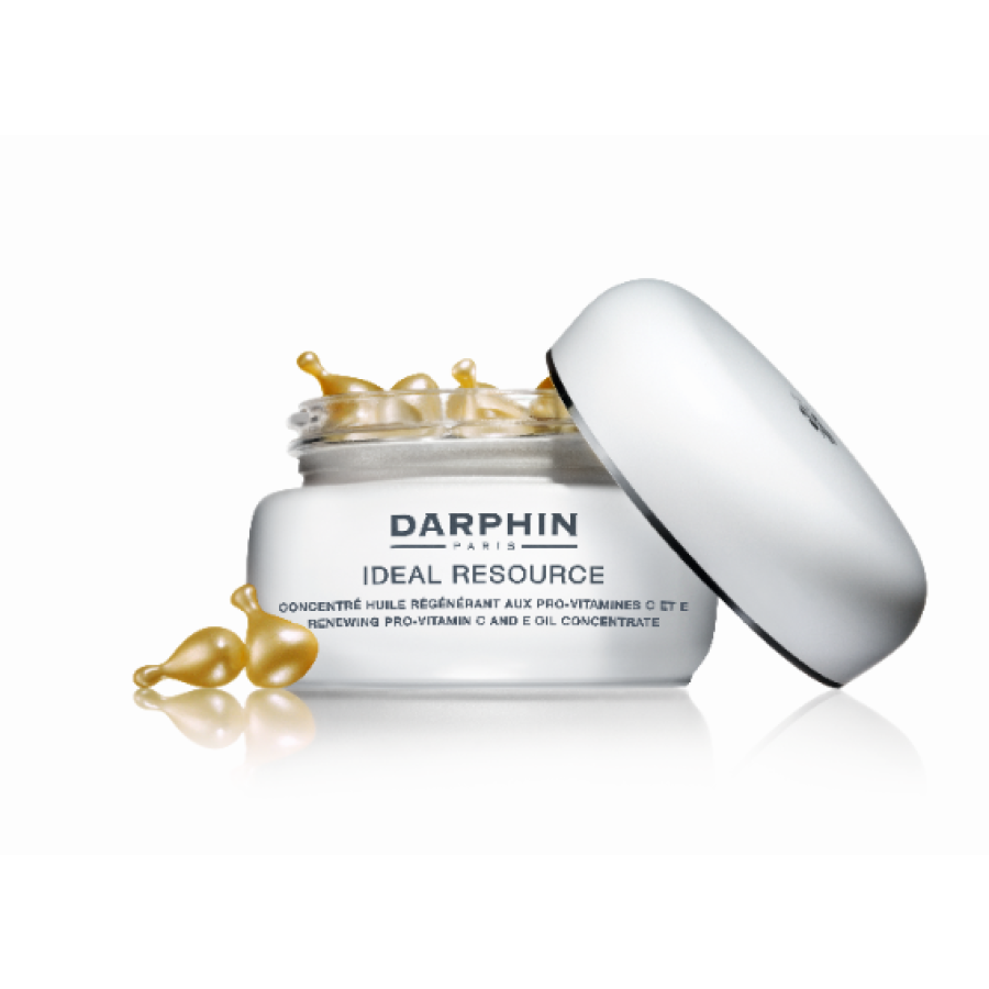 DARPHIN Ideal Resource Renewing Pro-Vitamin C and E Oil Concentrate, Αντιγηραντικές Κάψουλες Προσώπου Με Βιταμίνες C & E, 60caps