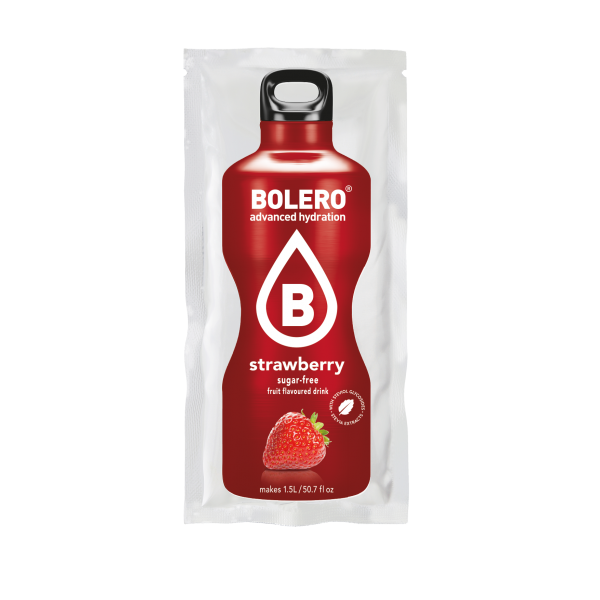 BOLERO Φράουλα - Χυμός σε σκόνη για 1,5L (σακουλάκι 9γρ)